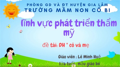 Dạy hát: Cô và mẹ - MGB